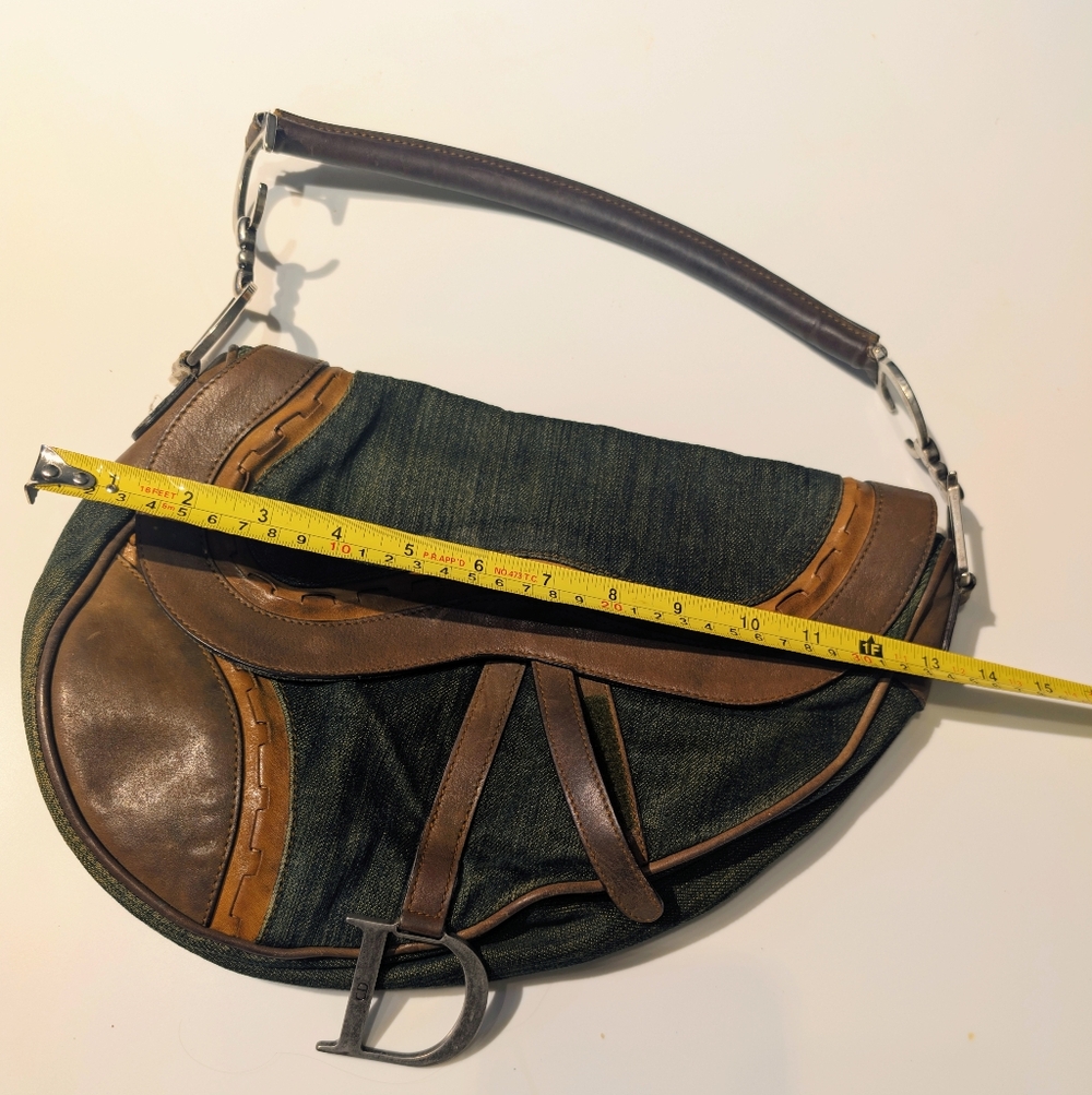 Christian Dior Calfskin Saddle Bag - Picture 8 of 11